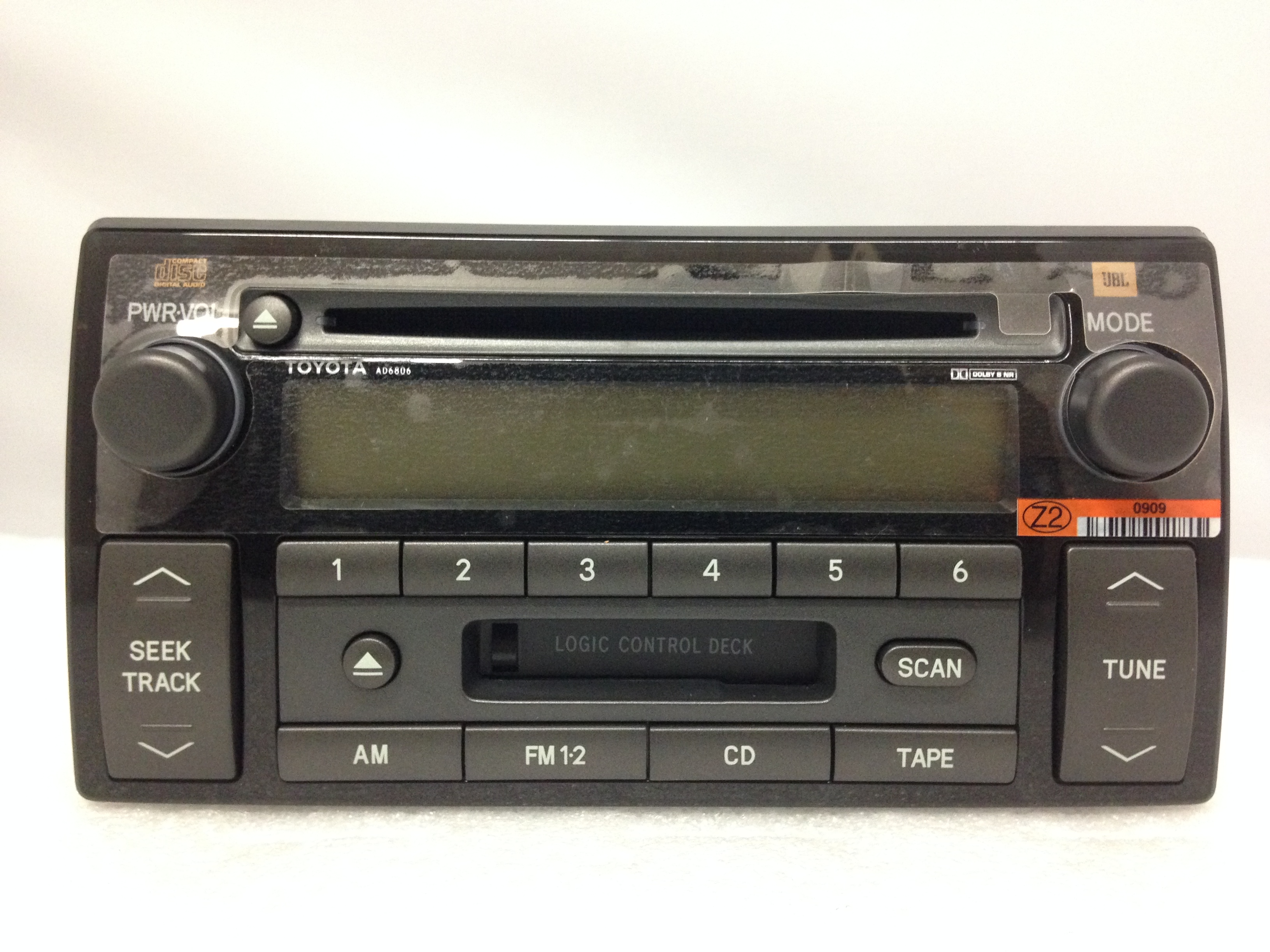 Camry 2002-2004 CD Cassette JBL Radio AD6806 NEW